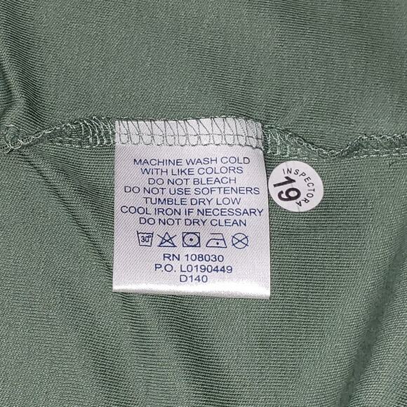 Devon & Jones Mens Classic Polo Sz S Dill Green Pima Cotton Short Sleeve Y2K - Picture 9 of 9